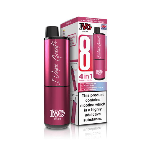IVG 2400 Prefilled Pod Vape Kit Berry Edition