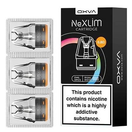 OXVA NeXlim Replacement Pods 0.8 ohm MTL (3pk)