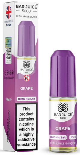 Bar Juice 5000 Nic Salt E-liquid Grape 10mg