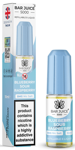 Bar Juice 5000 Nic Salt E-liquid Blueberry Sour Raspberry 5mg