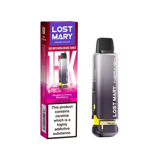 Lost Mary Nera 15K Replacement Prefilled Pod Blueberry Cherry Blackberry