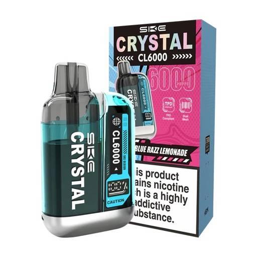 SKE Crystal CL6000 Prefilled Pod Vape Kit Blue Razz Lemonade
