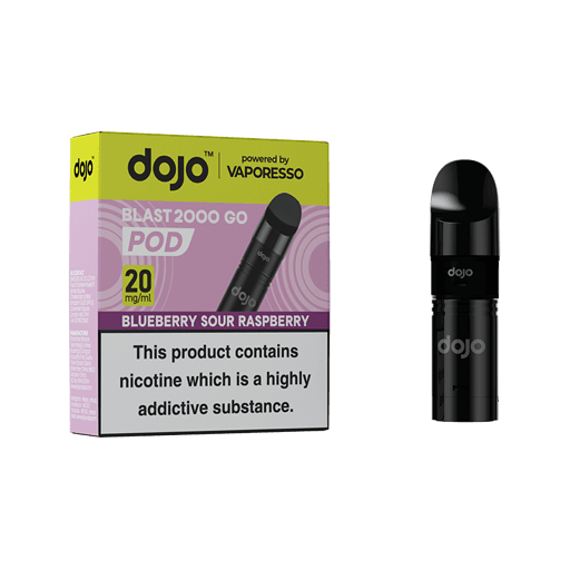 Vaporesso Dojo Blast 2000 Go Prefilled Pods Blue Sour Raspberry