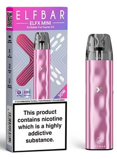 Elf Bar ELFX Mini Pod Vape Kit Pink