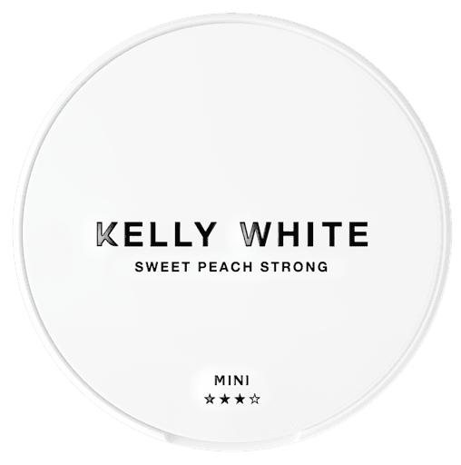 Kelly White Nicotine Pouches Sweet Peach Mini (3 Dots)