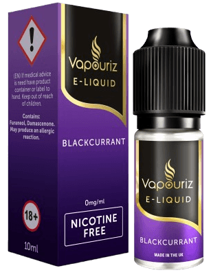 Vapouriz Premium E-liquids Blackcurrant 0mg