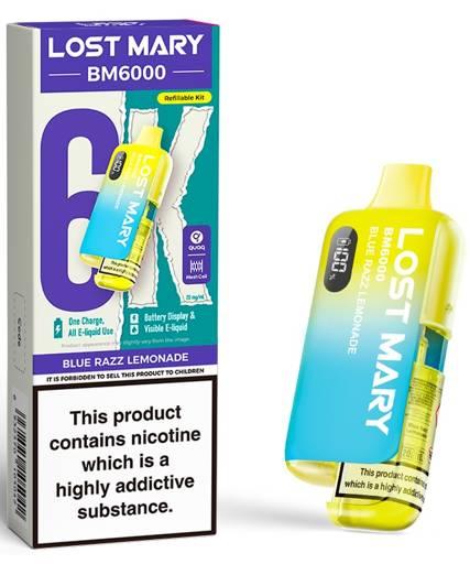 Lost Mary BM6000 Prefilled Pod Kit Blue Razz Lemonade
