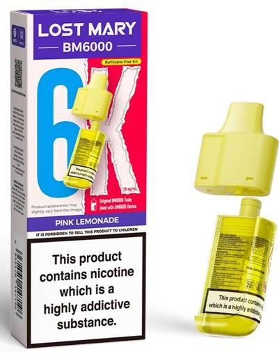 Lost Mary BM6000 Prefilled Pods Pink Lemonade