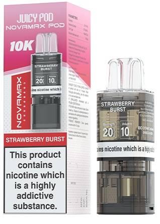 Juicy Pod Novamax 10K Prefilled Pods Strawberry Burst