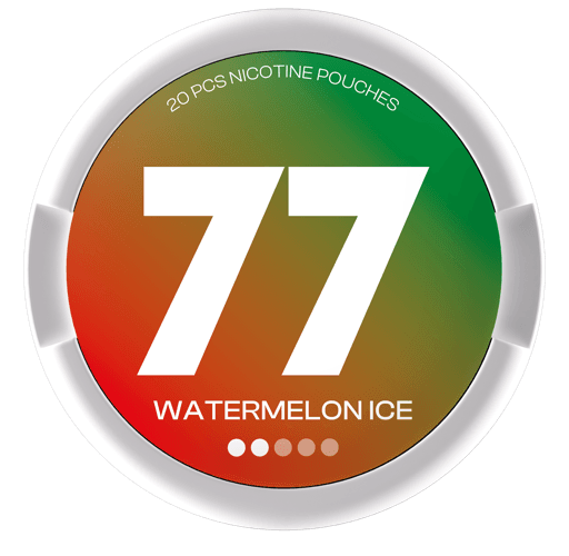 77 Nicotine Pouches Watermelon Ice 5.2mg