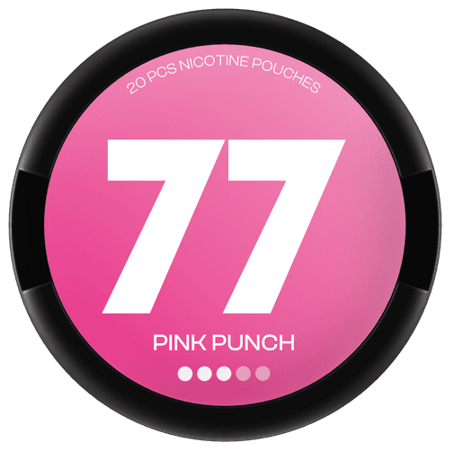 77 Nicotine Pouches Pink Punch 10.4mg