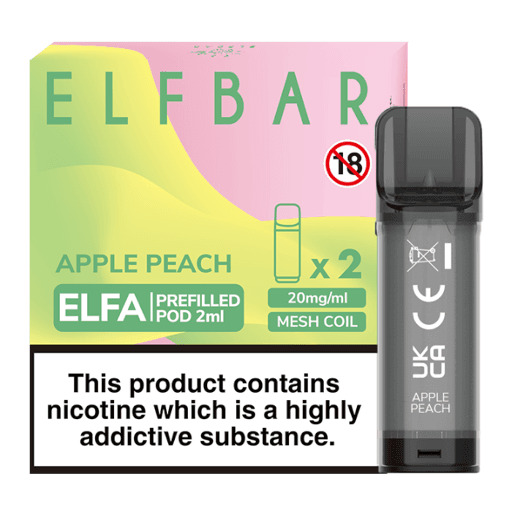 Elf Bar Elfa Prefilled Pods Apple Peach