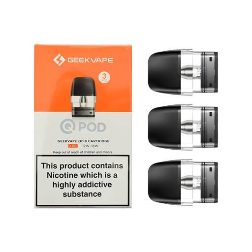 Geekvape Q Replacement Pods Q pod 0.8 ohm 
