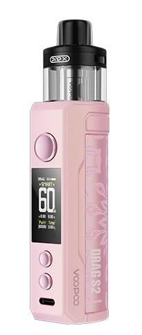 VooPoo Drag S2 Pod Vape Kit Glow Pink