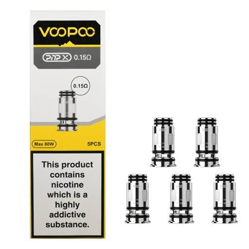 VooPoo PnP X Replacement Coils 0.15 (5pk)