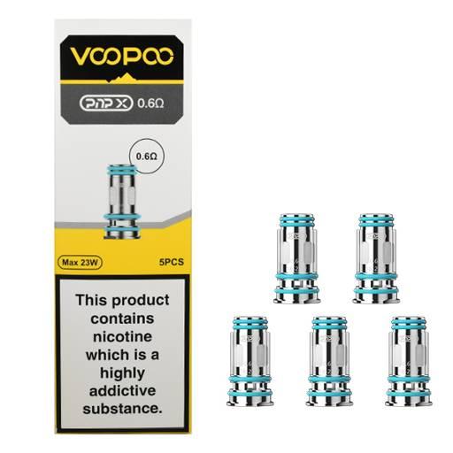 VooPoo PnP X Replacement Coils 0.6 (5pk)