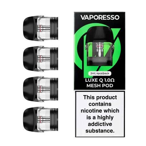 Vaporesso Luxe Q Replacement Pods 1.0 ohm (4pk)