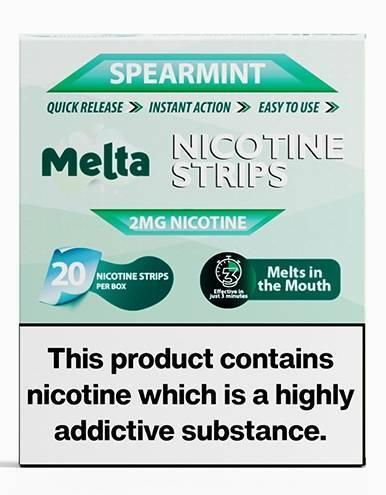 Melta Nicotine Strips Spearmint