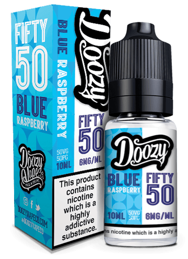 Doozy Vape 50/50 Freebase Blue Raspberry 3mg