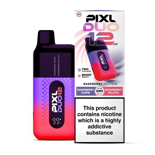 PIXL Duo 12 6K Prefilled Pod Vape Kit Raspberry Edition